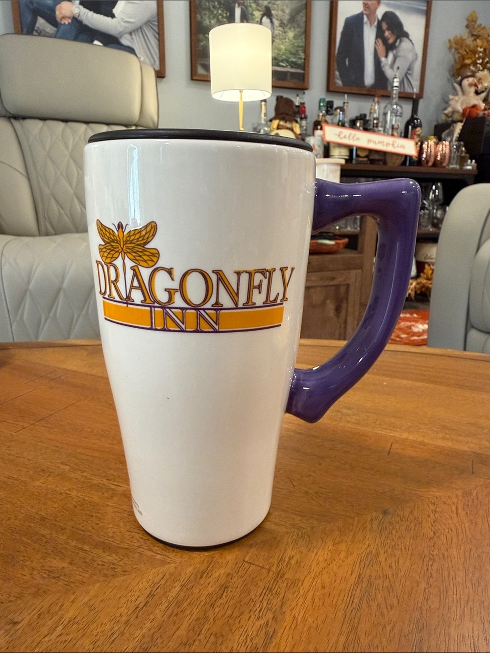 Gilmore Girls Dragonfly Inn Ceramic Travel Mug NEW